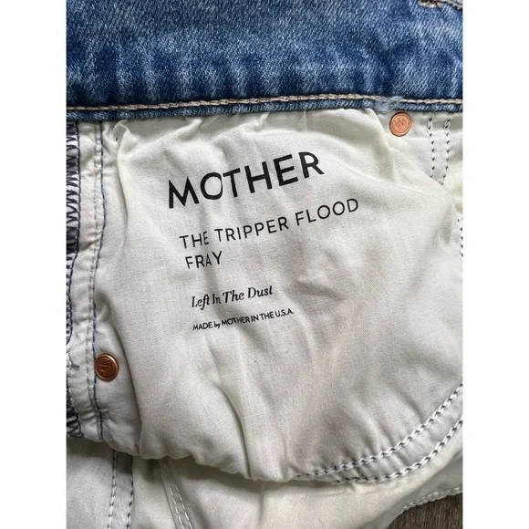 NEW Mother The Tripper Flood Fray High Waist
Ankle Flare Jeans Size 30 - Picture 11 of 13